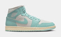Exclusive Air Jordan 1 Mid Light Dew Womens Basketball Shoes (Sail/Light Dew/Muslin) — 5 — Front View