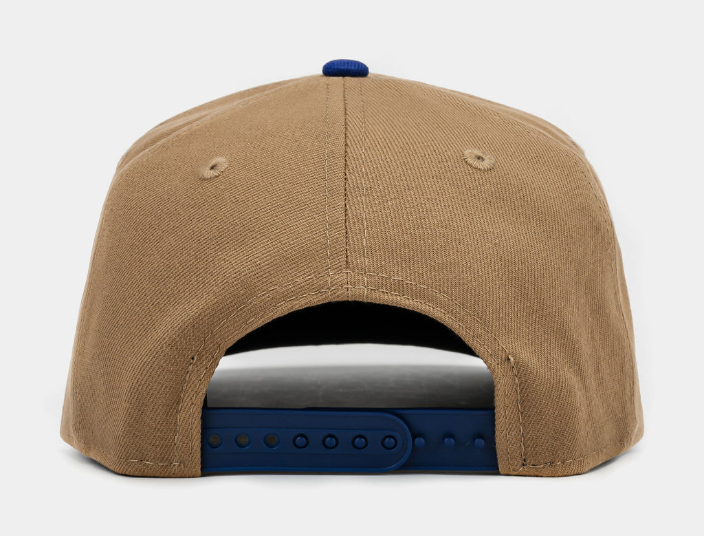 Exclusive Shoe Palace Exclusive Mexico Curve Khaki 950AF Snapback Mens Hat (Khaki/Blue) — OS — Back View