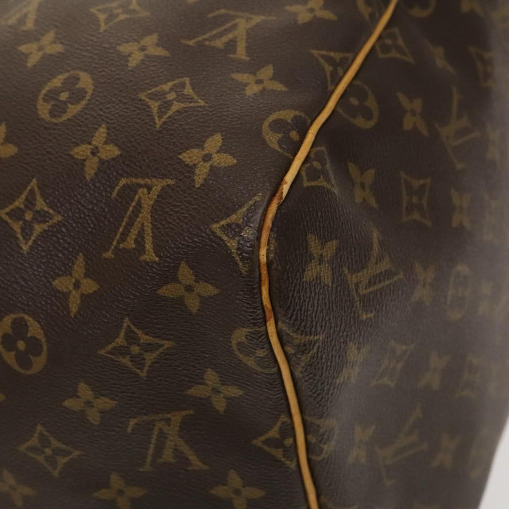 Louis Vuitton Keepall Bag Monogram Canvas Brown Canvas Bag (Pre-Owned)