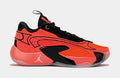 Exclusive Luka 2 Bright Mango Grade School Basketball Shoes (Bright Mango/Barely Green/Black) — 3.5Y — Front View