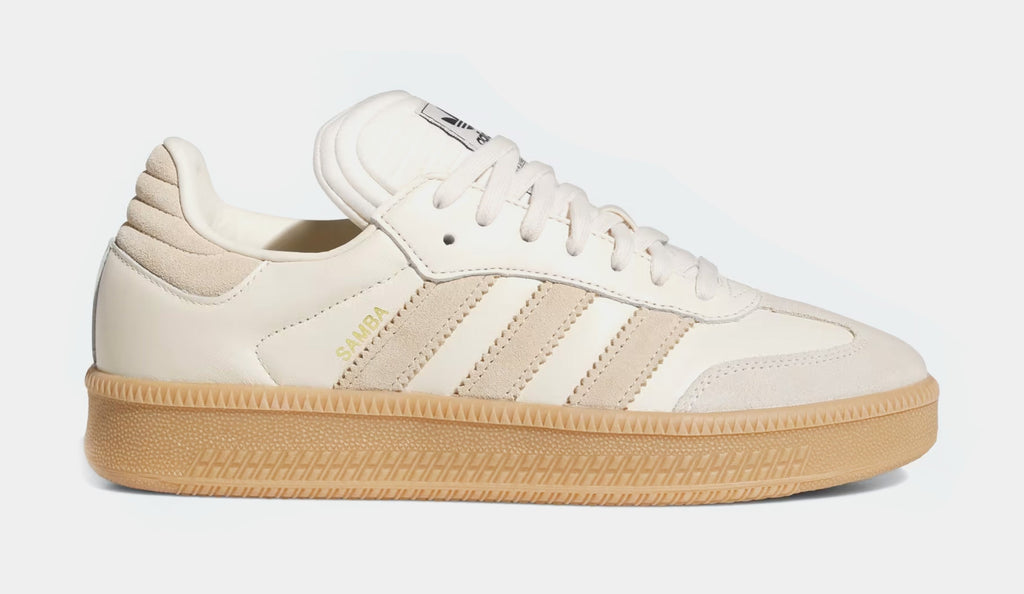 Exclusive Samba XLG Mens Lifestyle Shoes (White/Beige) — 4 — Front View