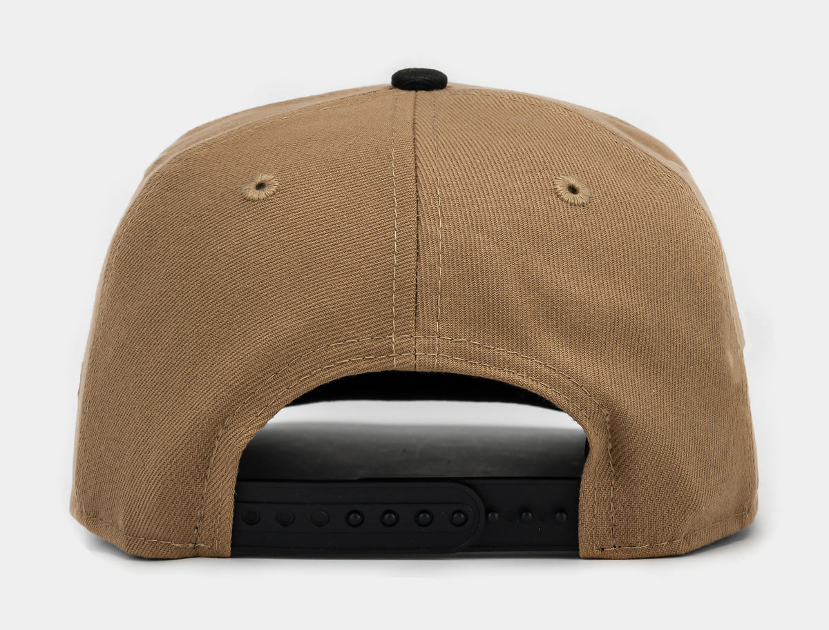 Exclusive Shoe Palace Exclusive San Francisco 49ers Khaki 950AF Snapback Mens Hat (Khaki/Red) — OS — Back View