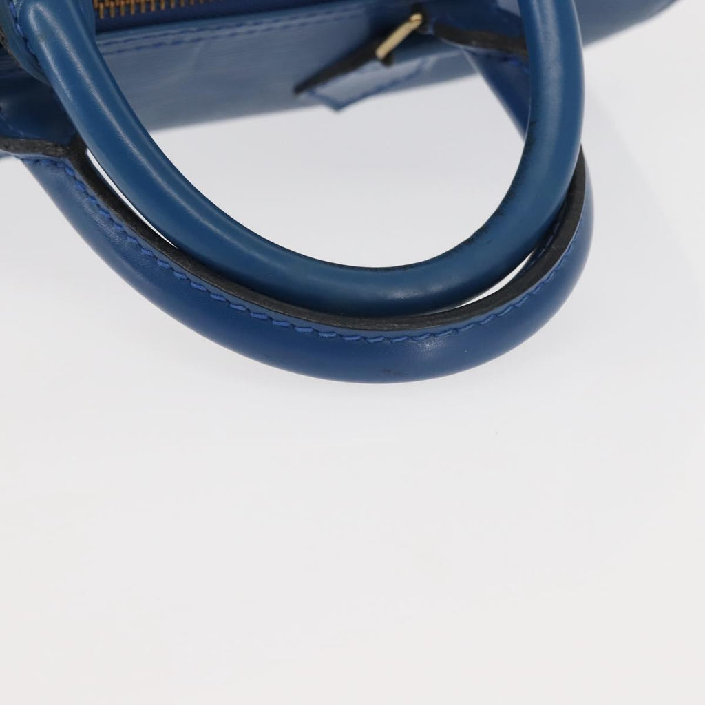 Louis Vuitton Speedy Mini Hl Handbag Damier Blue Leather Handbag (Pre-Owned)