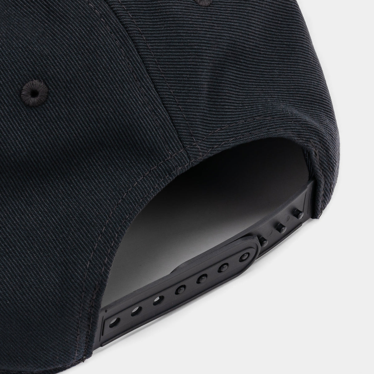 Exclusive Club Unstructured Cap Mens Snapback (Black) — S/M — Side View