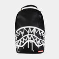 Exclusive Drip Shark Central Mens Backpack (Black/White) — OS — Front View