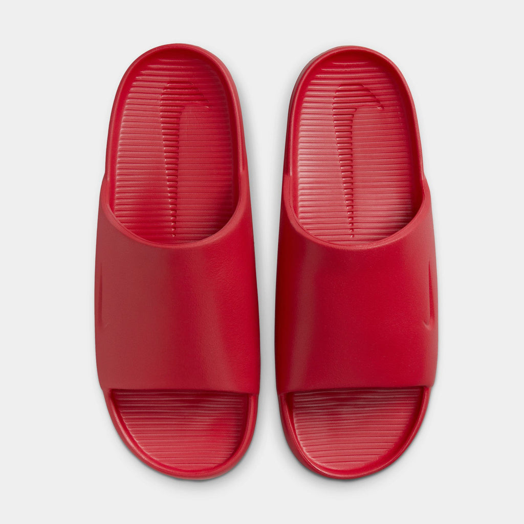 Exclusive Calm Slide Mens Sandals (University Red) — 8 — Side View