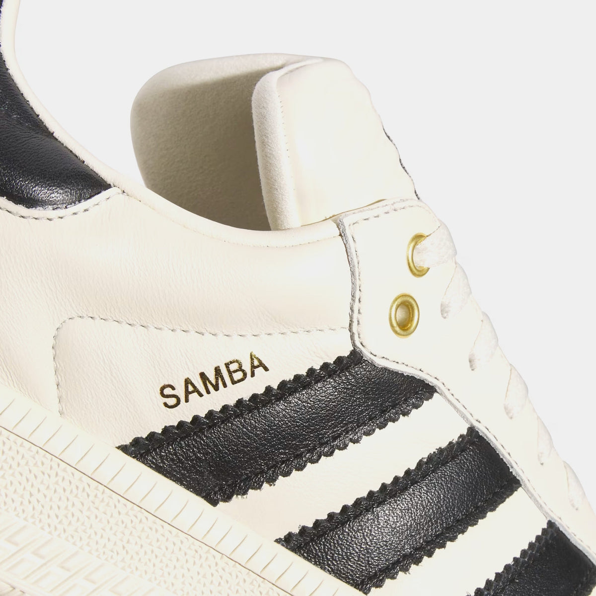 Exclusive Shoe Palace Exclusive Samba XLG Mens Lifestyle Shoes (Beige/Black) — 4 — Side View