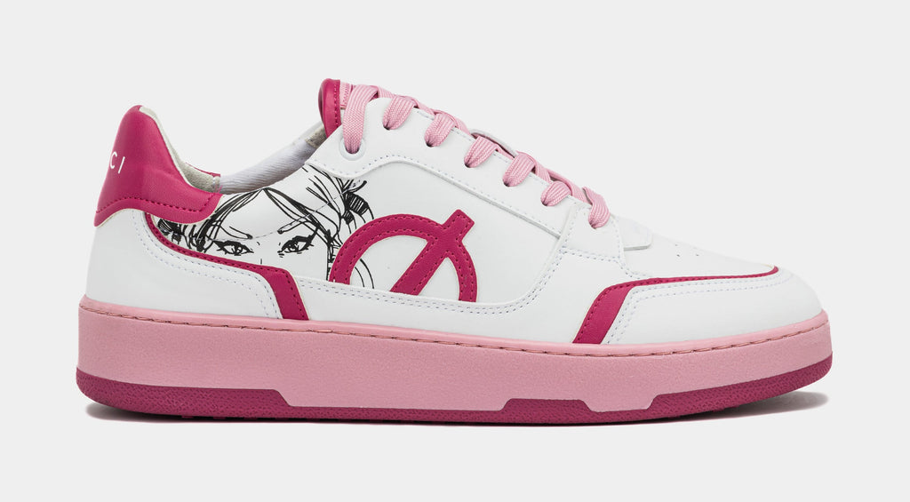 Exclusive Nicki Minaj x NEO Chun Li Womens Lifestyle Shoes (White/Pink) — 36 — Front View