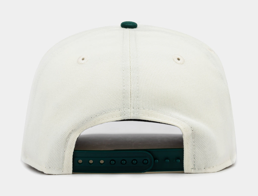 Exclusive Shoe Palace Exclusive Mexico Curve 950AF Snapback Mens Hat (Beige/Green) — OS — Back View