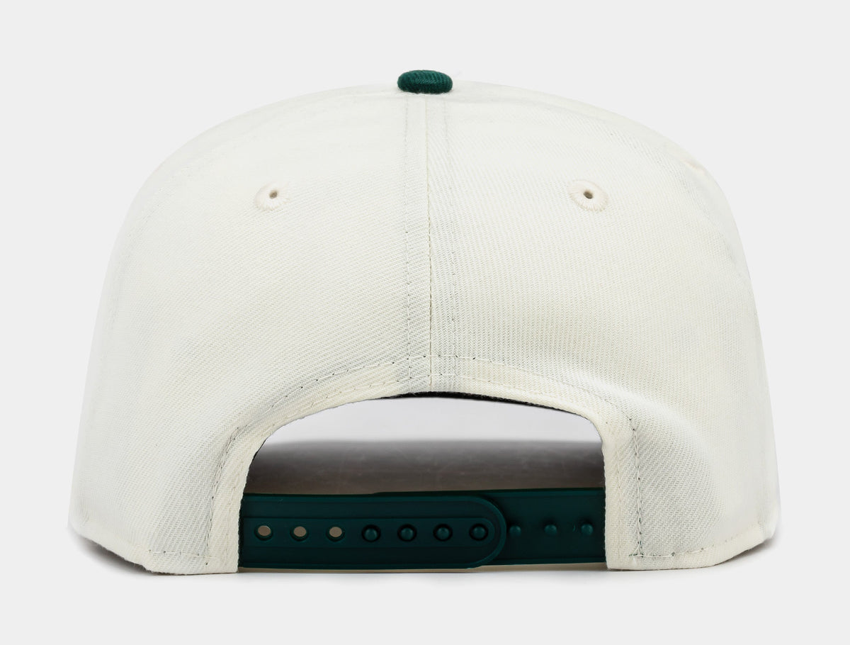 Exclusive Shoe Palace Exclusive Mexico Curve 950AF Snapback Mens Hat (Beige/Green) — OS — Back View