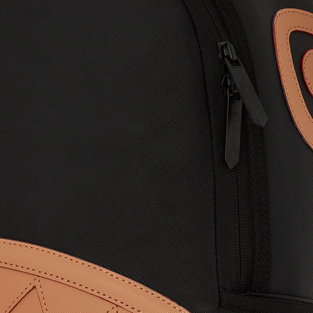 Exclusive Grand Tourer DLX Mens Backpack (Black/Beige) — OS — Top View