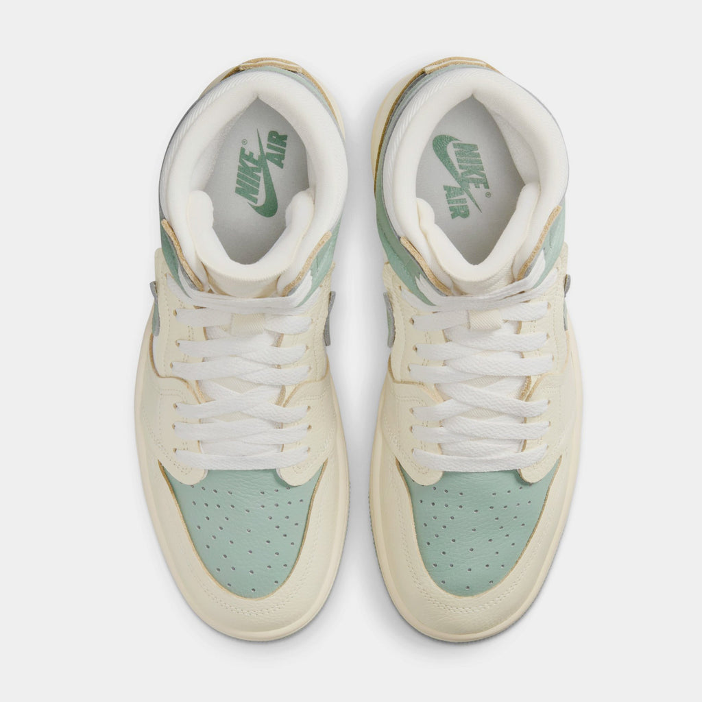 Exclusive Air Jordan 1 High Method of Make Womens Lifestyle Shoes (Legend Sand/Jade Smoke/Sail/Muslin) — 5 — Side View