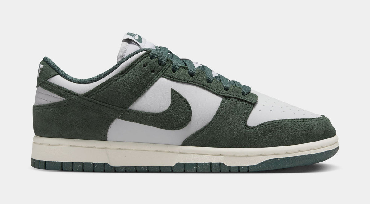 Exclusive Dunk Low Womens Lifestyle Shoes (Photon Dust/Sail/White/Vintage Green) Final Sale — 5 — Front View