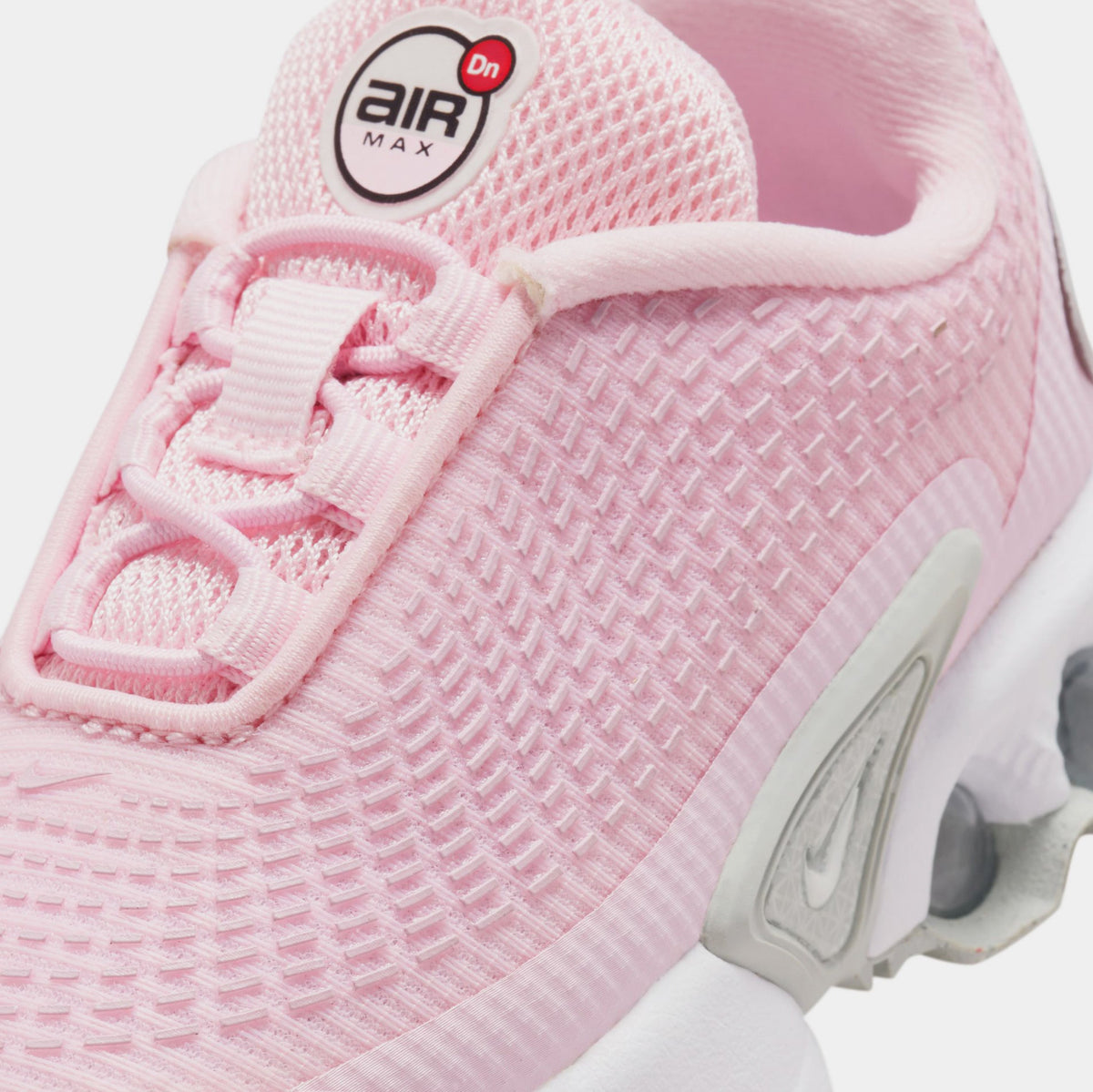 Exclusive Air Max DN Infant Toddler Lifestyle Shoes (Pink Foam/White) — 2C — Side View