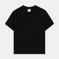 Exclusive Solid Tee Womens Short Sleeve Shirt (Black) — XS — Front View