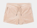 Exclusive Shoe Palace Exclusive OG Bling Womens Shorts (Beige) — XS — Front View