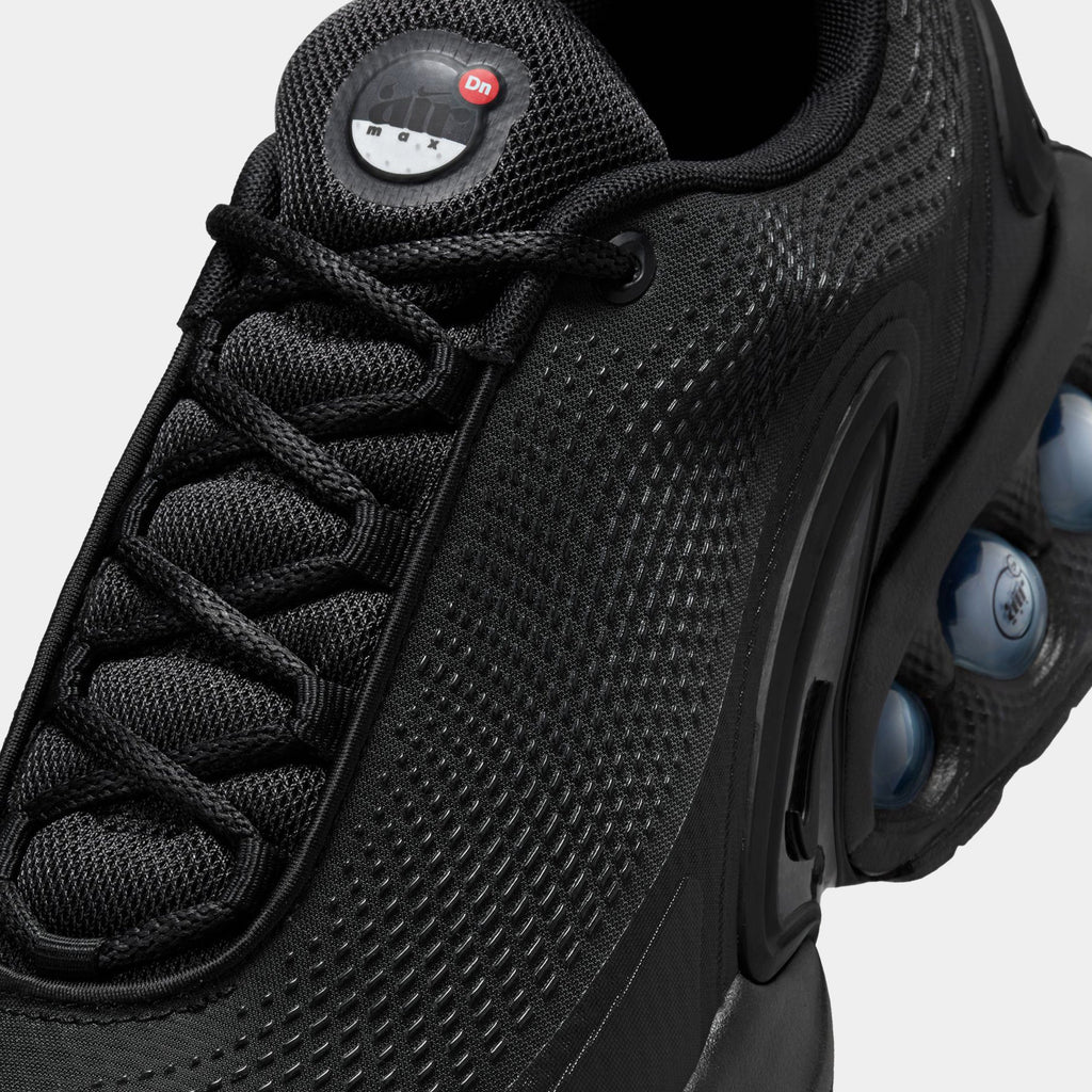 Exclusive Air Max DN Mens Running Shoes (Black/Metallic Dark Grey) — 6 — Side View