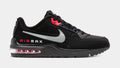 Exclusive Air Max LTD 3 Mens Running Shoes (Black/Smoke Grey/University Red) — 6 — Front View