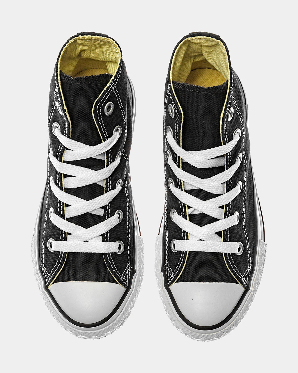Exclusive Chuck Taylor All Star High Preschool Lifestyle Shoes (Black/White) — 11C — Top View