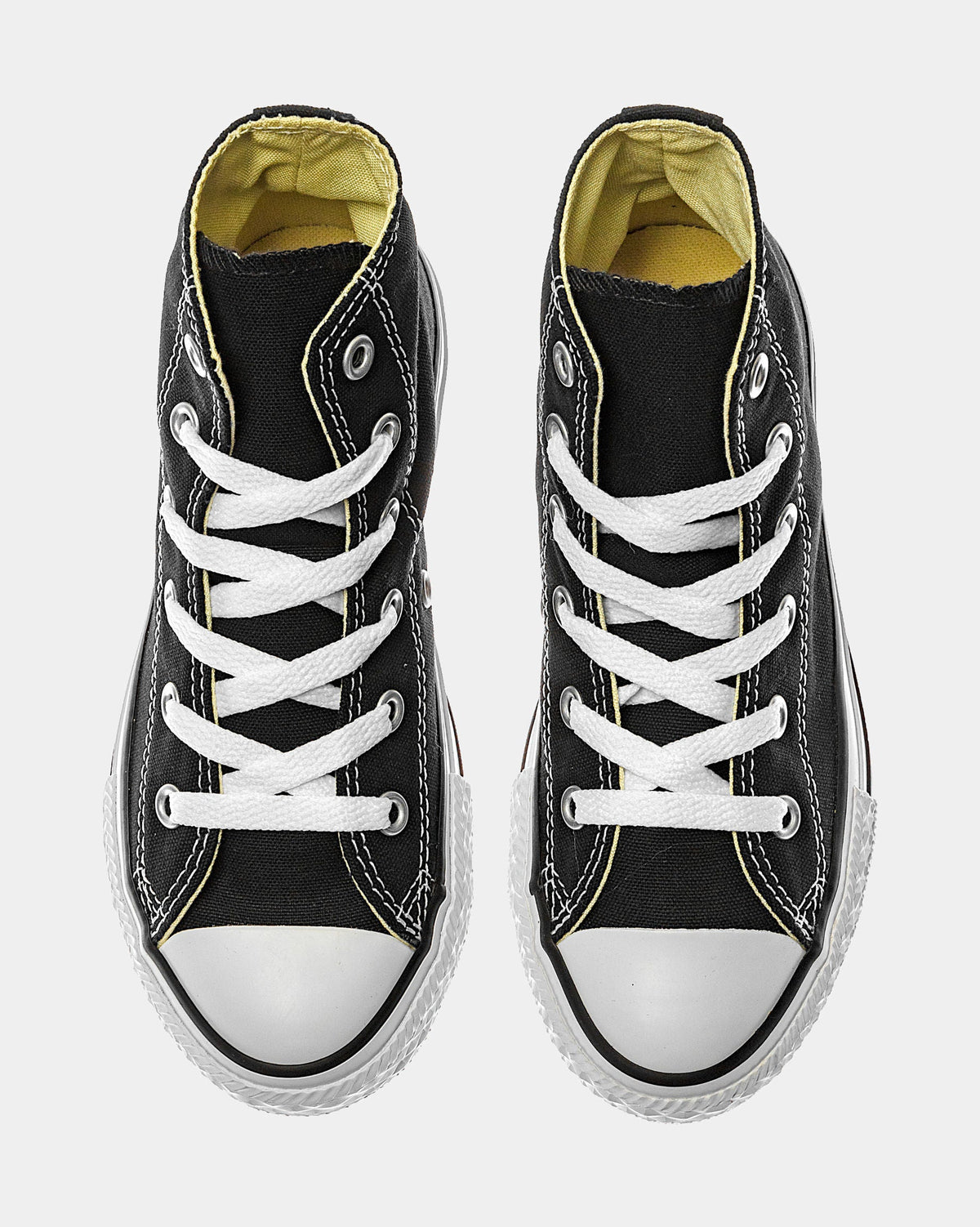 Exclusive Chuck Taylor All Star High Preschool Lifestyle Shoes (Black/White) — 11C — Top View