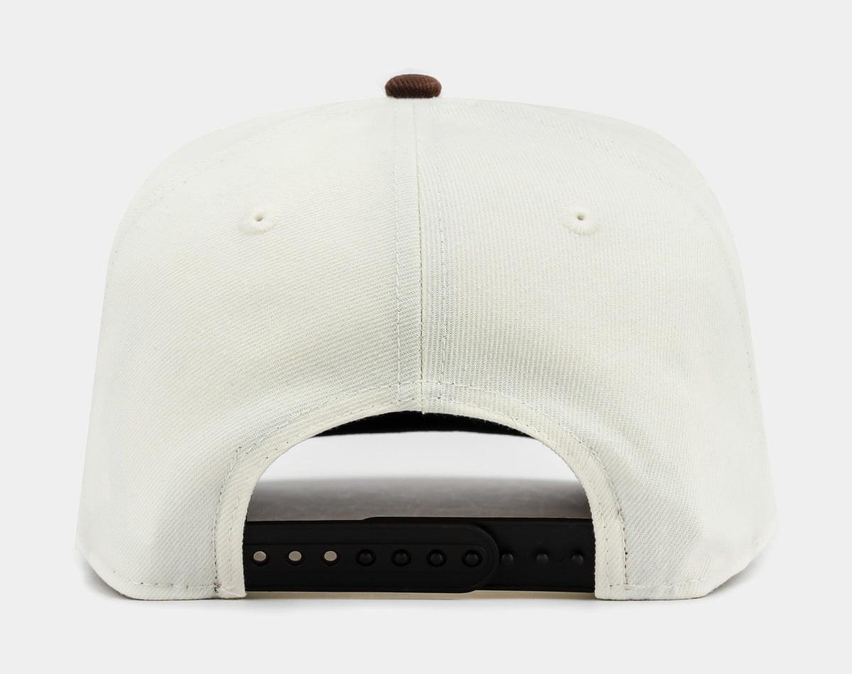 Exclusive Shoe Palace Exclusive San Diego Padres Chrome 950AF Snapback Mens Hat (Beige/Brown) — OS — Back View