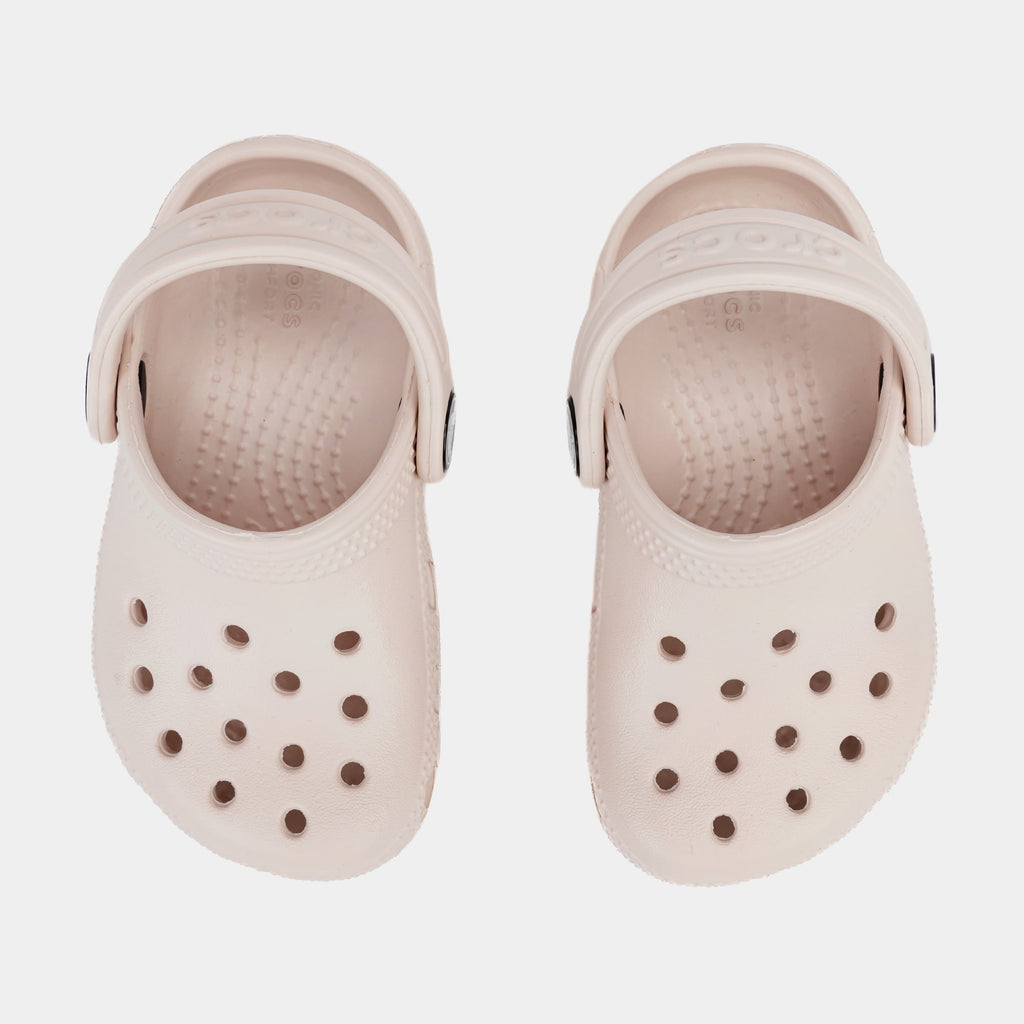 Exclusive Classic Clog Infant Toddler Sandals (Light Pink) — 4C — Side View