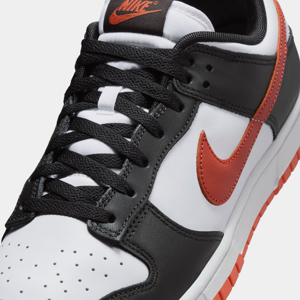 Exclusive Dunk Low Mens Lifestyle Shoes (Dragon Red/Black/White) — 6 — Side View