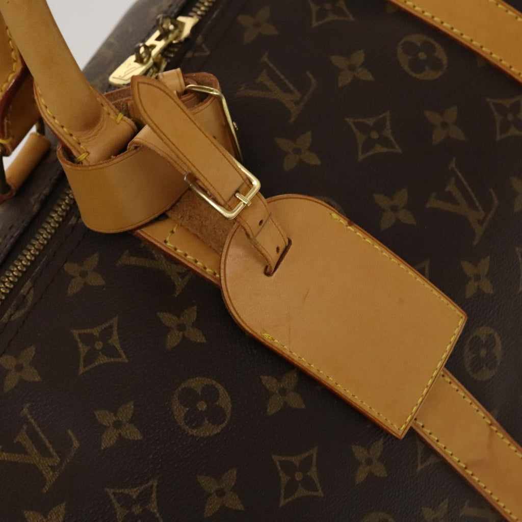 Louis Vuitton Keepall Bag Monogram Canvas Brown Canvas Bag (Pre-Owned)