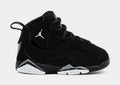 Exclusive True Flight Infant Toddler Basketball Shoes (Black/White) — 2C — Front View