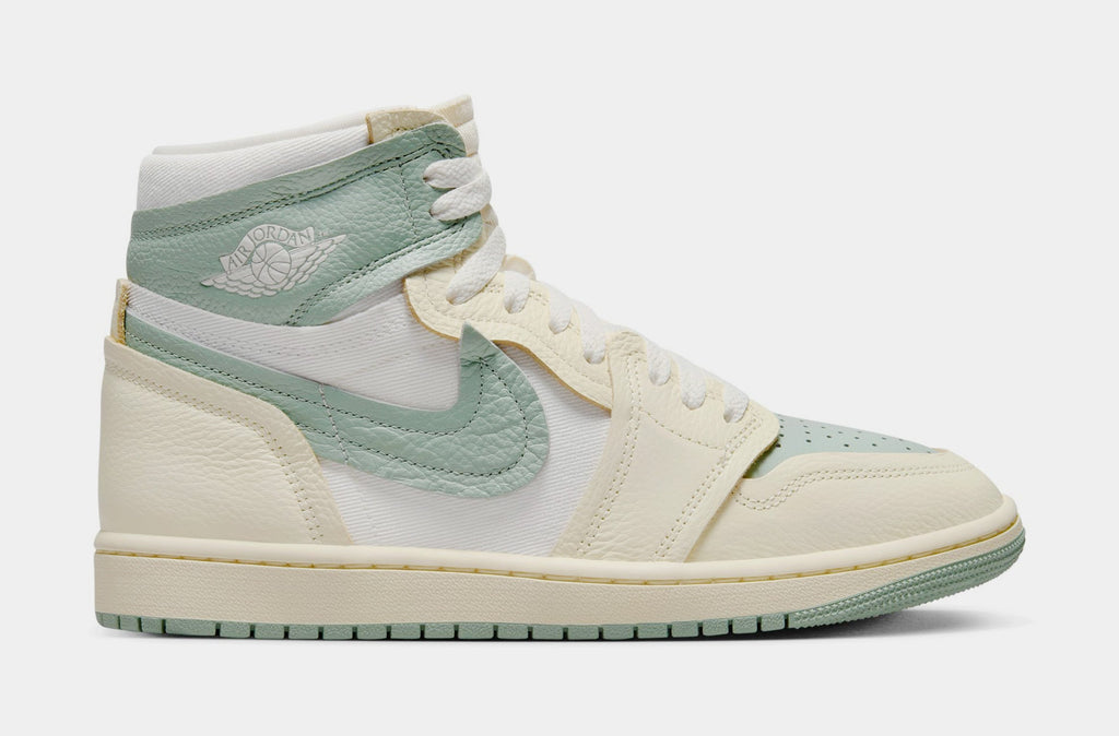 Exclusive Air Jordan 1 High Method of Make Womens Lifestyle Shoes (Legend Sand/Jade Smoke/Sail/Muslin) — 5 — Front View