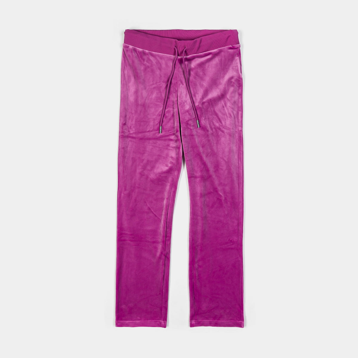 Exclusive OG Big Bling Velour Womens Track Pants (Purple) — XS — Front View