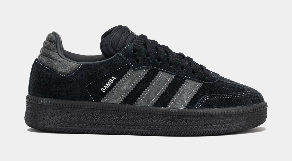 Exclusive Samba XLG Mens Lifestyle Shoes (Black/Grey) — 4 — Front View