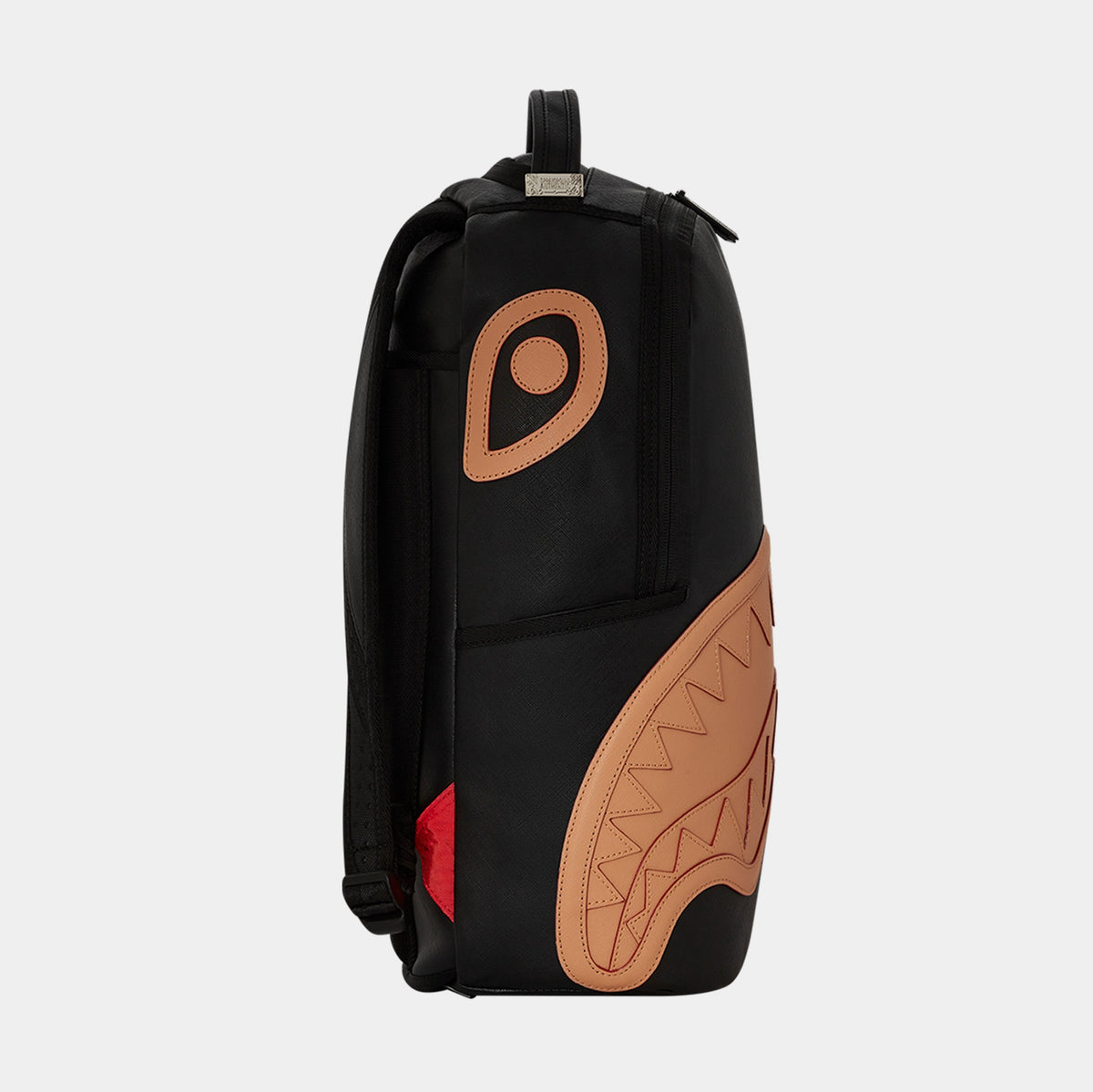 Exclusive Grand Tourer DLX Mens Backpack (Black/Beige) — OS — Back View