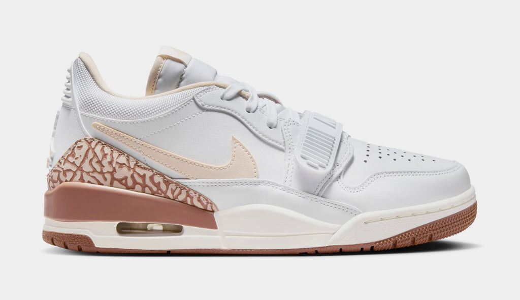 Exclusive Air Jordan Legacy 312 Low Womens Basketball Shoes (White/Archaeo Brown/Sail/Legend Light Brown) — 5 — Front View