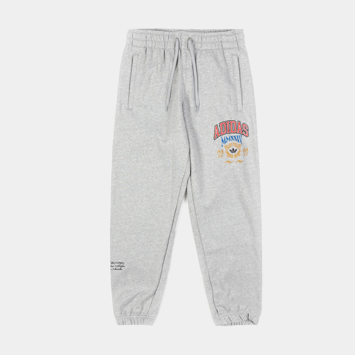 Exclusive VRCT Joggers Mens Pants (Grey/Red) — S — Front View