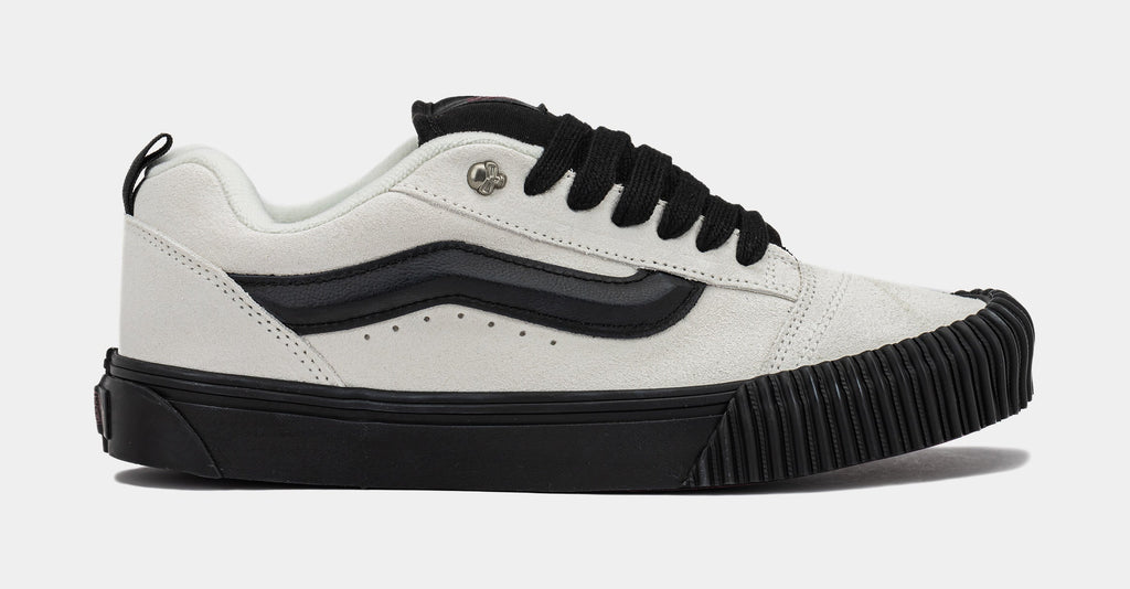 Exclusive Knu Skool Mens Skate Shoes (White/Black) Final Sale — 3.5 — Front View