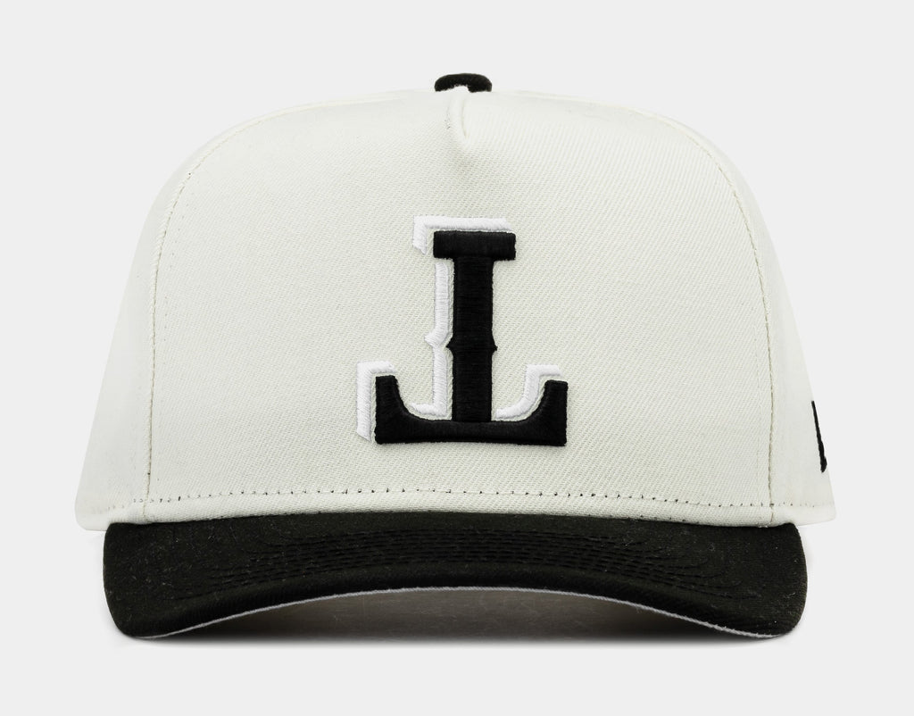 Exclusive Shoe Palace Exclusive Texas Rangers Curved 950AF Snapback Mens Hat (Beige/White) — OS — Front View