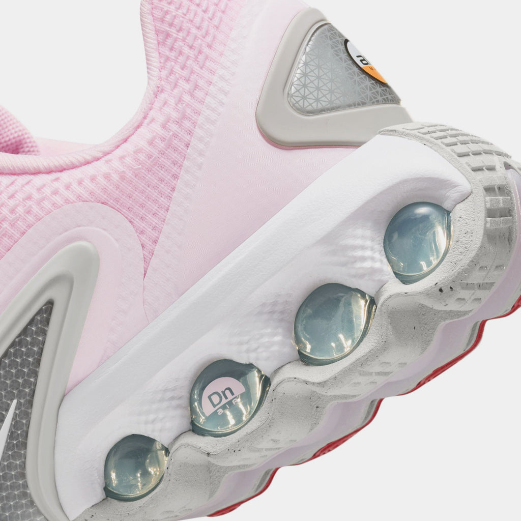 Exclusive Air Max DN Grade School Running Shoes (Pink Foam/Pale Pink/White) — 1Y — Back View
