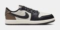 Exclusive Air Jordan 1 Retro Low OG Mocha Preschool Lifestyle Shoes (Sail/Black/Dark Mocha) — 10.5C — Front View