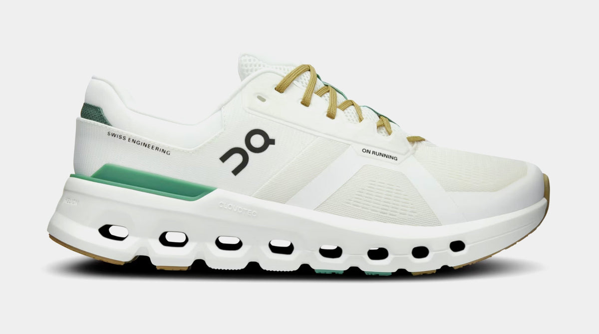Exclusive Cloudrunner 2 Mens Running Shoes (Undyed/Green) — 7 — Front View
