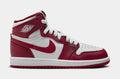 Exclusive Air Jordan 1 Retro High OG Artisanal Red Preschool Lifestyle Shoes (White/Team Red) — 10.5C — Front View