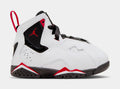 Exclusive True Flight Infant Toddler Basketball Shoes (White/Varsity Red/Black) — 2C — Front View