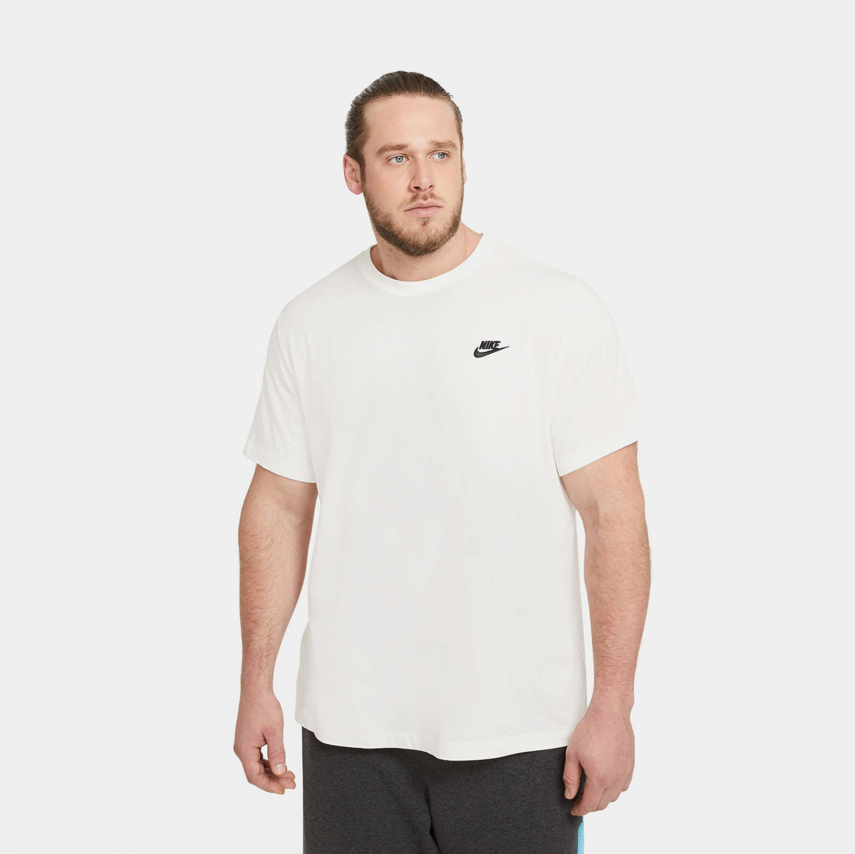 Exclusive NSW Club Mens Short Sleeve Shirt (White) — S — Front View