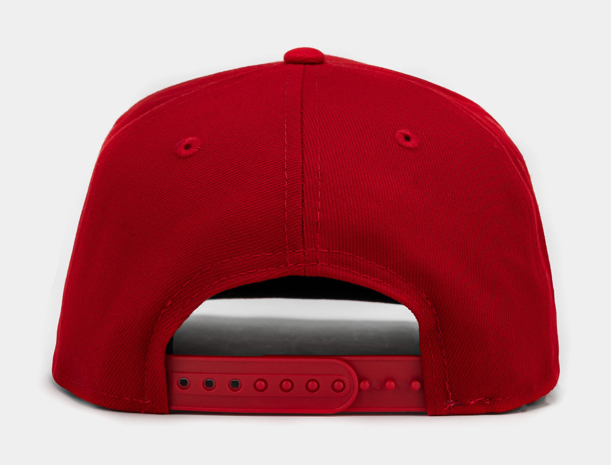 Exclusive Shoe Palace Exclusive San Francisco 49ers Bold Curve 950AF Snapback Mens Hat (Red/Gold) — OS — Back View