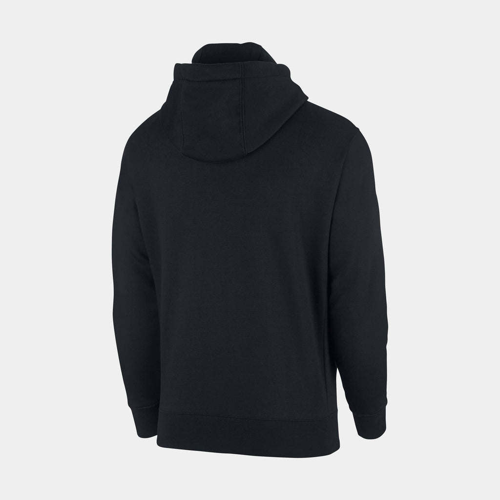 Exclusive NSW Club Fleece Full Zip Mens Hoodie (Black) — XS — Side View