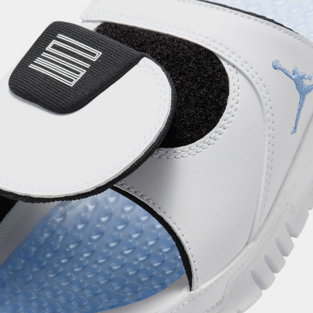 Exclusive Hydro Retro Mens Sandals (White/Blue) — 7 — Side View