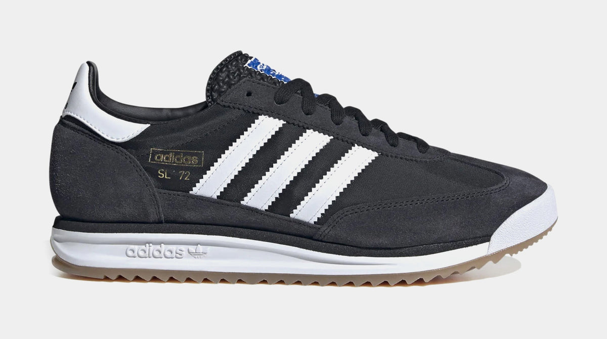 Exclusive SL 72 Mens Lifestyle Shoes (Black/White) — 4 — Front View