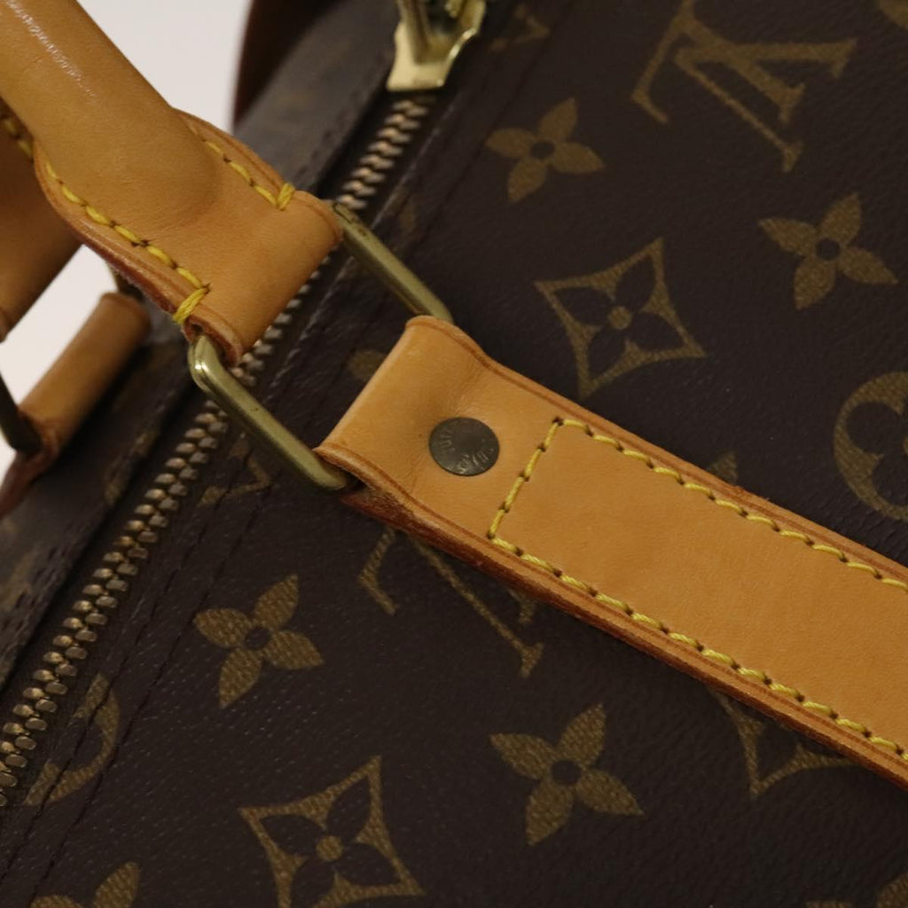 Louis Vuitton Keepall Bag Monogram Canvas Brown Canvas Bag (Pre-Owned)