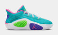 Exclusive Tatum 2 Preschool Lifestyle Shoes (Hyper Jade/Green Strike/White/Hyper Pink) — 10.5C — Front View