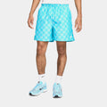 Exclusive Club Flow Checkered Mens Short (Blue/White) — S — Front View